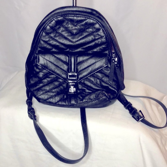botkier dakota small quilted leather convertible backpack The Dakota, Boulder/Sand The Mini Kira Diamond Quilt Backpack has a turnlock closure and interior pockets for organization Botkier Convertible Backpack - Botkier